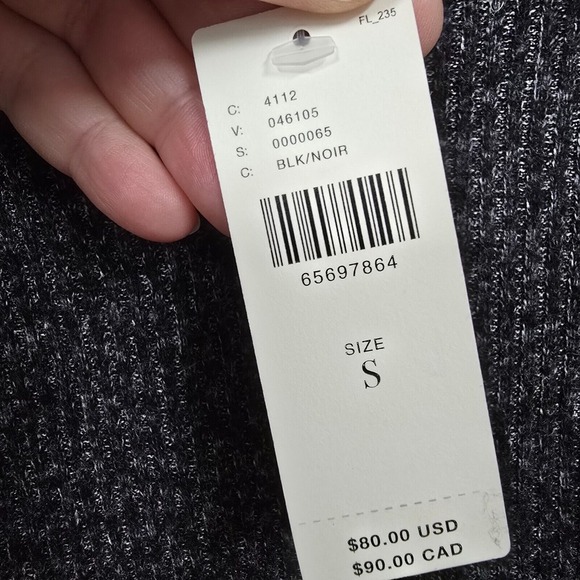 Amadi Gray Poncho‎ Top Small Cowl Neck Oversized Dolman Sleeve Soft Cozy Boho - Picture 6 of 13